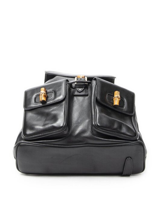 Gucci Rajibanbu Backpack Black Calfskin Leather main image 14